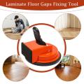 Professional Flooring Installation Tool with Suction Cup, Heavy Duty Floor Gap Repair & Baseboard Fixer for Tile Slat Paver Home. 