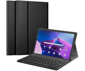 Fintie Keyboard Case for Lenovo Tab M10 FHD Plus 10.3 Inch TB-X606, Protective Case with Magnetically Removable German QWERTZ Bluetooth Keyboard, Not for Lenovo M10 Plus 3rd Gen 10.6 Inch, Dark Grey