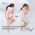 Knee Pillow for Side Sleepers - Between Leg & Under Knee Pillow for Back Sleepers. 