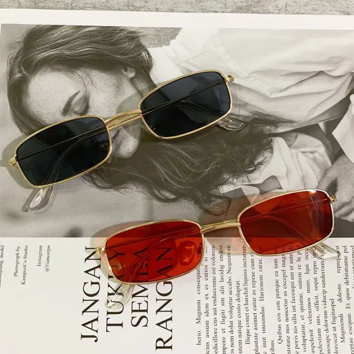 Sunglasses%20Small%20Frame%20Glasses%20Metal%20Frame%20Square%20Sunglasses%20Sunglasses%20-%20Image%203