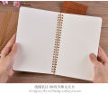 A5 Kraft Paper Cover Notebook Dot Matrix Grid Coil Book Office Notebook Student Exercise Book Spot Wholesale. 