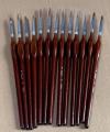 13 Pcs Fine Detail Paint Brush Set, Painting Brushes for Art, Crafts, Acrylic, Watercolor, Oil, Model, Face, Warhammer. 