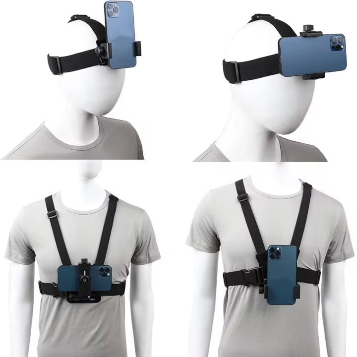 7-in-1%20Action%20Camera%20Accessories%20Set%20Head%20Strap%20Chest%20Strap%20Mount%20Phone%20Holder%20For%20GoPro%20insta360%20SJCAM%20Osmo%20Akaso%20Smartphones%20-%20Image%207