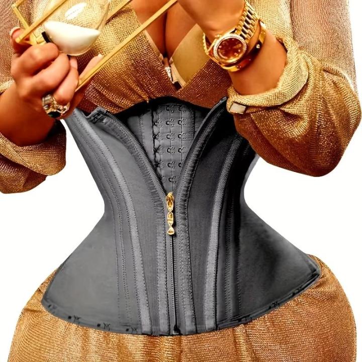 Women's%20Waist%20Trainer%20Belt,%20Abdominal%20Control%20Exercise,%20Slimming%20Shapewear%20with%20Zipper%20Hook,%20Casual%20Festival%20Wear,%20Body%20Shaper%20-%20Image%203