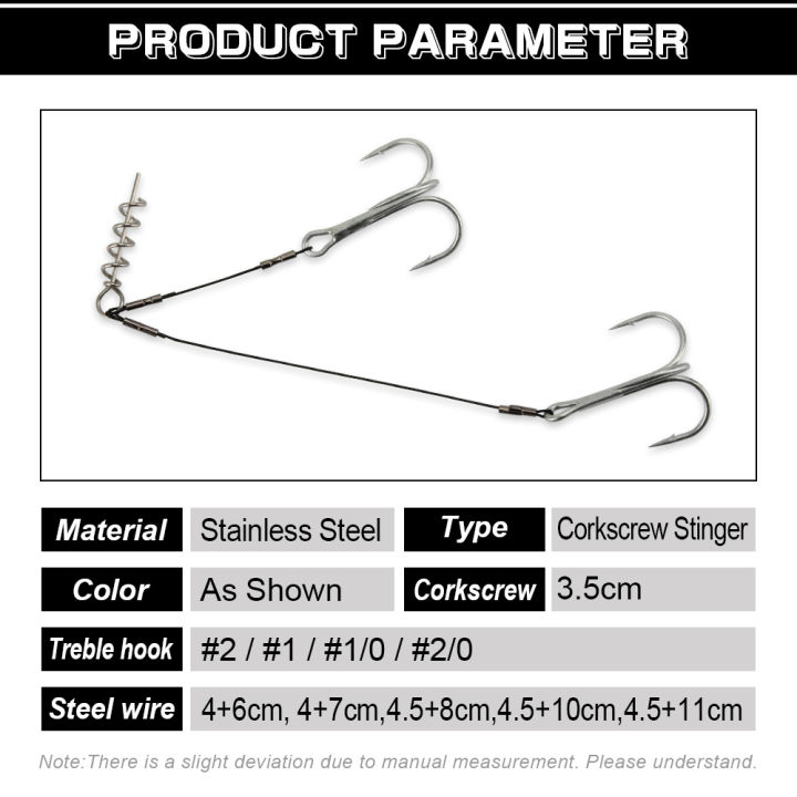 Spinpoler%20Corkscrew%20Stinger%20Rig%20Hook%20Double%20%20Treble%20Pike%20Bass%20Fishhook%20High-Carbon%20Steel%20For%20Soft%20Lure%20Fishing%20Equipment%20-%20Image%202
