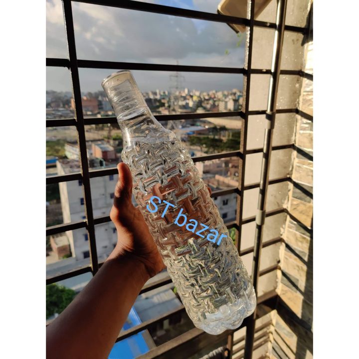 Very%20High%20Quality%201000ml%20BPA%20Free%20Transparent%20Water%20Bottle-%20Multicolor%20-%20Image%202