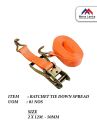 Trailer ratchet straps for sale at Unitrailer. Total strap length of 12 metres, total strap width of 50 mm, lashing capacity of 5 tonnes.. 