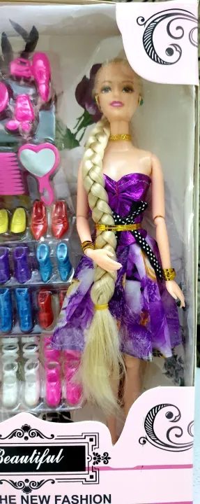 Beautiful%20Fashion%20Doll%20With%20Long%20Hairs%20And%20Makeup%20Accessories%20Collection%20Toy%20For%20Girls%20-%202%20Dolls%20-%20Image%203