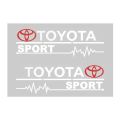 2PC Vinyl Car Styling Stickers Rearview Mirror Side Window Decor Decal. 
