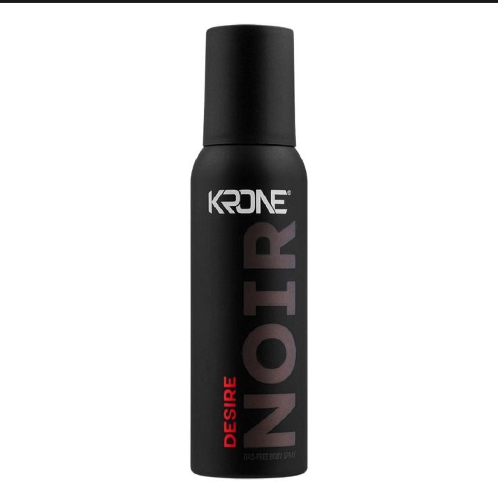Krone DESIRE Noir Body Spray – Long Lasting Fragrance | Gas Free Original Perfume Body Mist for Men & Women
