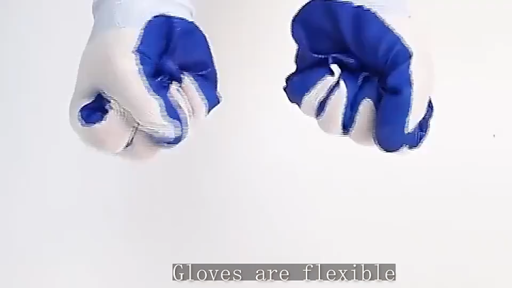 Nylon Rubber coated Hand Gloves for Industrial , Household, Bike Riding Hand Gloves 6 pair