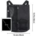 Drawstring Beach Storage Bag Sports Backpacks Basketball Bag Men Women Beach Backpacks Summer Swim Rucksack Mesh Sports Bag. 