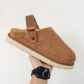 Platform Fluffy Slippers Women House Flats Fashion Plush Winter Designer Shoes Ladies Home Elegant Casual Footwear Large Size 43. 