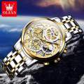 UTHAI Watch For Men Trendy High end Light Luxury Versatile Quartz Watches Waterproof Roman Hollow Male's Clock Watch V009. 