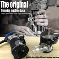 Trimming Machine Base Adjustable Aluminum Alloy Plunge Router Base with Dust Collection Cover. 