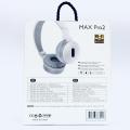 MAX Pro 2 Hi-Fi Audio Wireless Headphone 5.3 Powerful Sound Standby 30 Hours Backup. 