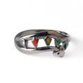 Game cosplay Touhou Project Ring figure Flandre colorful Opening Adjustable finger Rings Jewelry Accessories fans Gifts. 