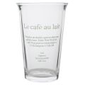 Korean style glass cup/coffee mug/American latte glass. 