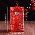 Chinese Style Brocade Red Envelope, Lucky Money Pocket, Cloth Red Pocket with Chinese Style, Used for Wedding, Money.