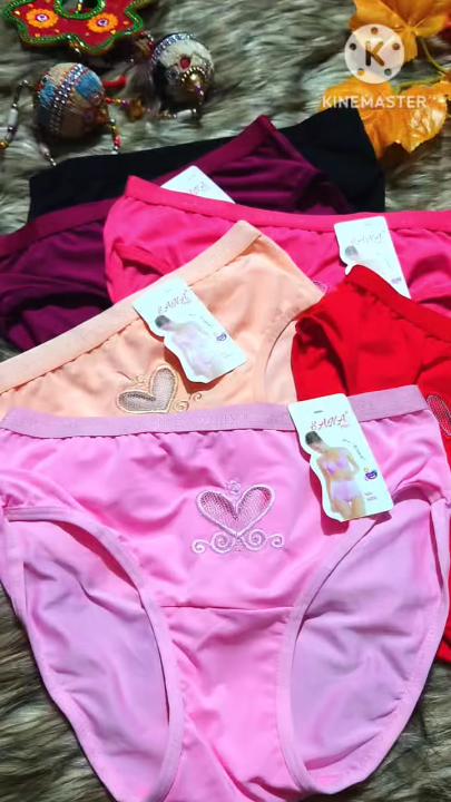 China Soft Stretchable love pantie for Ladies.