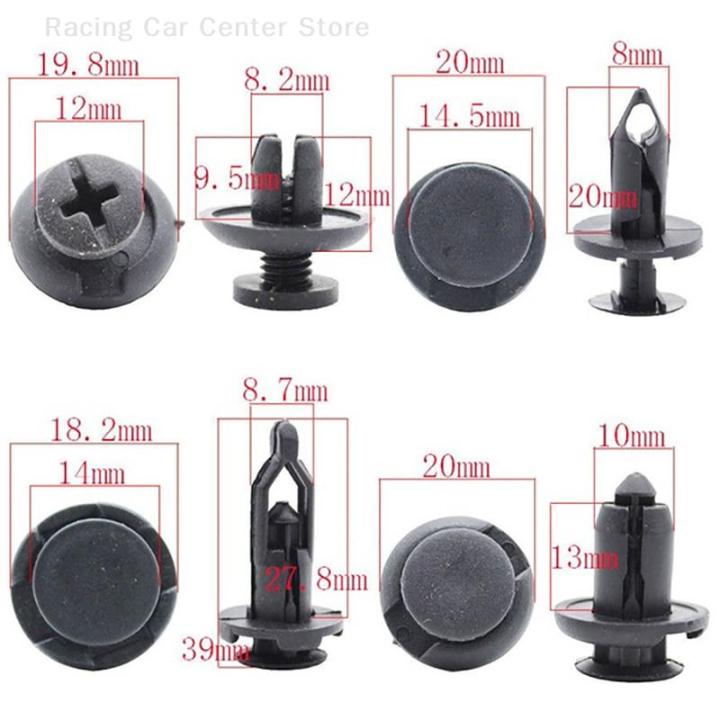 40Pcs/pack Car Plastic Rivet Bumper Fender Retainer Fastener Mud Flaps ...