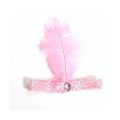 Gatsby feather sequins headband women Classic hair accessories fancy old kids retro party ornament adult cosplay pageant party cosplay pageant. 