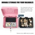 Protable Key Safe Box Key Locker Safe Home Shop Steel Safe Money Box Security Cash Box Storage Hidden Coin Money Jewellery. 