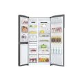 Haier 628 Ltrs Convertible Side by Side Refrigerator HRT-683IS. 