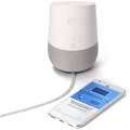 Like A New Google Home - Smart Speaker & Google Assistant, Light Grey & White With Original Charger. 