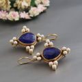 Elegant Retro Geometric Pearl Pendant Pendant Pendant Pendant Earrings Women's Exquisite Pendant Wedding Jewelry Gift. 