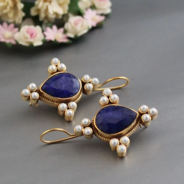 Elegant%20Retro%20Geometric%20Pearl%20Pendant%20Pendant%20Pendant%20Pendant%20Earrings%20Women's%20Exquisite%20Pendant%20Wedding%20Jewelry%20Gift%20-%20Image%204