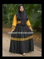 New Collection Borkha Dubai Cherry Fabric Pipen Gown Burka For Muslim Women Outerwear Regular Borka.. 