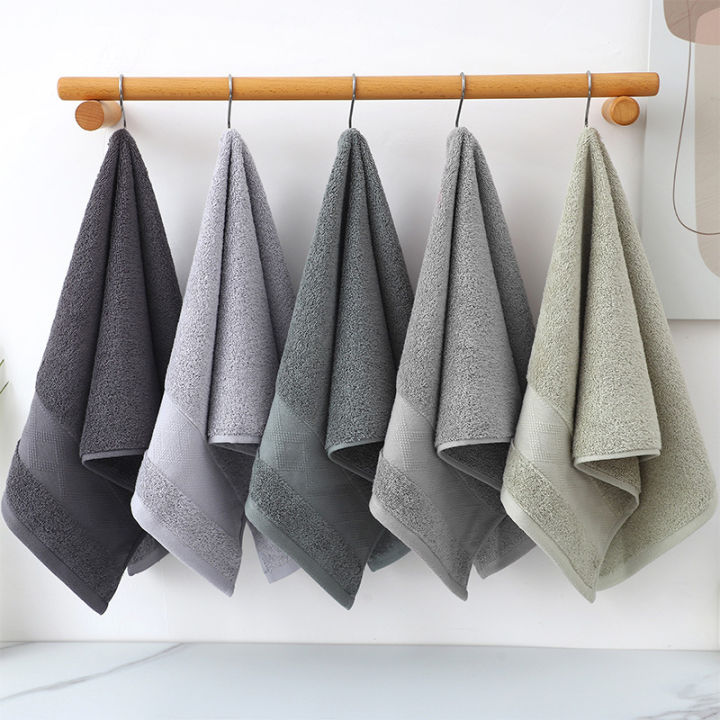 A%20Set%20of%205%20Thick%20Absorbent%20Cotton%20Towels,%20Quick-Drying%20and%20Soft%20Face%20Towels,%20Pure%20Cotton,%20Suitable%20for%20Home%20Bathing.%20-%20Image%202