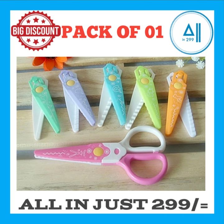6in1 Craft Set, with Decorative Scissors and Embossing Tool for paper ...