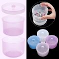 Nail Art Drill Bits Grinding Head Sterilizer Disinfection Box Nail Tool Cleaning Box Manicure Storage Case Clipper Accessories.