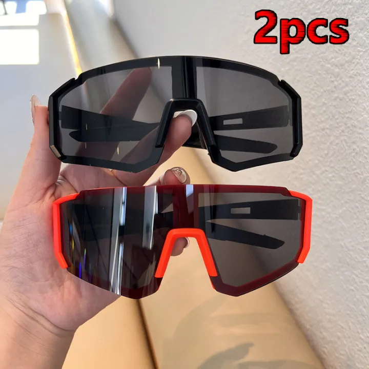 1/2pcs%20Cycling%20Sunglasses%20Women%20UV400%20Sandproof%20Eye%20Protector%20Sun%20Glasses%20Outdoor%20Sports%20Goggle%20Protection%20Anti%20Radiation%20Lens%20-%20Image%202