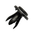 50pcs 6mm Plastic Rivets Black Rivet Fastener Mudguard Bumper Push Pin Clip For Most Car Models Interior Accessories. 
