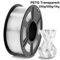 1.75mm PETG Transparent Green 3D Printer Filament Materials Consumables 250g 500g 1kg PETG Transparent 3D Printer Material.