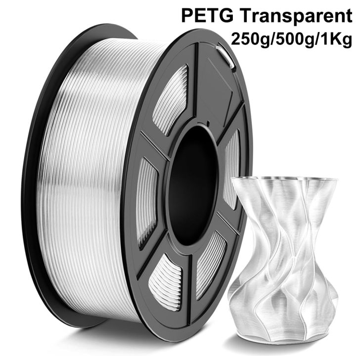 1.75mm PETG Transparent Green 3D Printer Filament Materials Consumables 250g 500g 1kg PETG Transparent 3D Printer Material