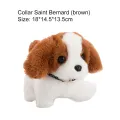 Realistic Plush Simulation Smart Dog Children Toy Can Walking And Call Electric Plush Robot Pet Dog Toddler Christmas Gift. 