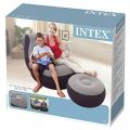 Intex 2 In 1 Chair Air Sofa With Style Foot Stool, Electric Air Pump Free. 