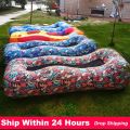 Inflatable Sofa Bed To Sleep Double Mattress Ultralight Weight Seats Air Self Haiking Trips Bed Camping Supplies Widesea Pillow.