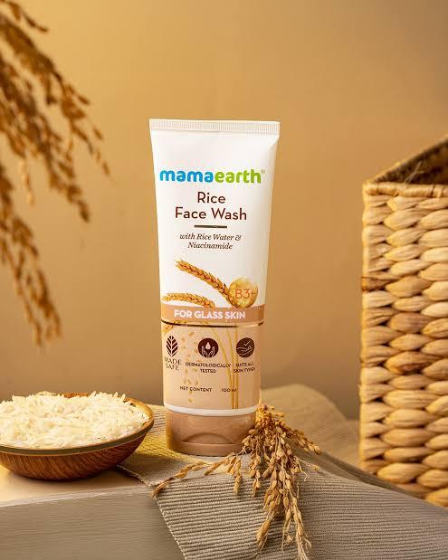 Mamaearth%20Rice%20Face%20Wash%20100%20Ml%20Gentle%20Facial%20Cleanser%20for%20Normal%20to%20Oily%20Skin%20Hydrating%20And%20Nourishing%20-%20Image%202
