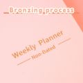 Planner Schedule Agenda Efficiency Notebook Daily Weekly Monthly Diary Journal for Students School Office Stationery Supplies. 