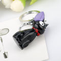 Anime Cartoon Cute Black Cat Keychain Backpack Car Charms Trendy Alloy Accessories Keyrings Jewelry s for Men Women.