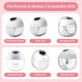 Wearable Breast Pump Replacement Parts Compatible with Nuliie NCVI NICEGREEN Life Zooawa S32 Breast Pump, Milk Collector Cup.