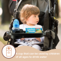 2-in-1 Stroller Snack Tray with Cup Holder | Universal Clip-On Stroller Accessory for Snacks, Drinks & Toys.