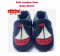 Dinosaur, Pure Soft Leather Baby Shoes. 