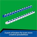 Rubik’s Connector Snake, Cubes 3D Puzzle Game Stress Relief Fidget Toy Activity Cube Travel Game Gift Idea, for Adults & Kids Ages 8 and up. 