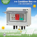 Full Copper Wire 1 in 1 Out DC 600V Photovoltaic Combiner Box Fuse MCB SPD Disconnect Switch for Solar Panel Installation. 